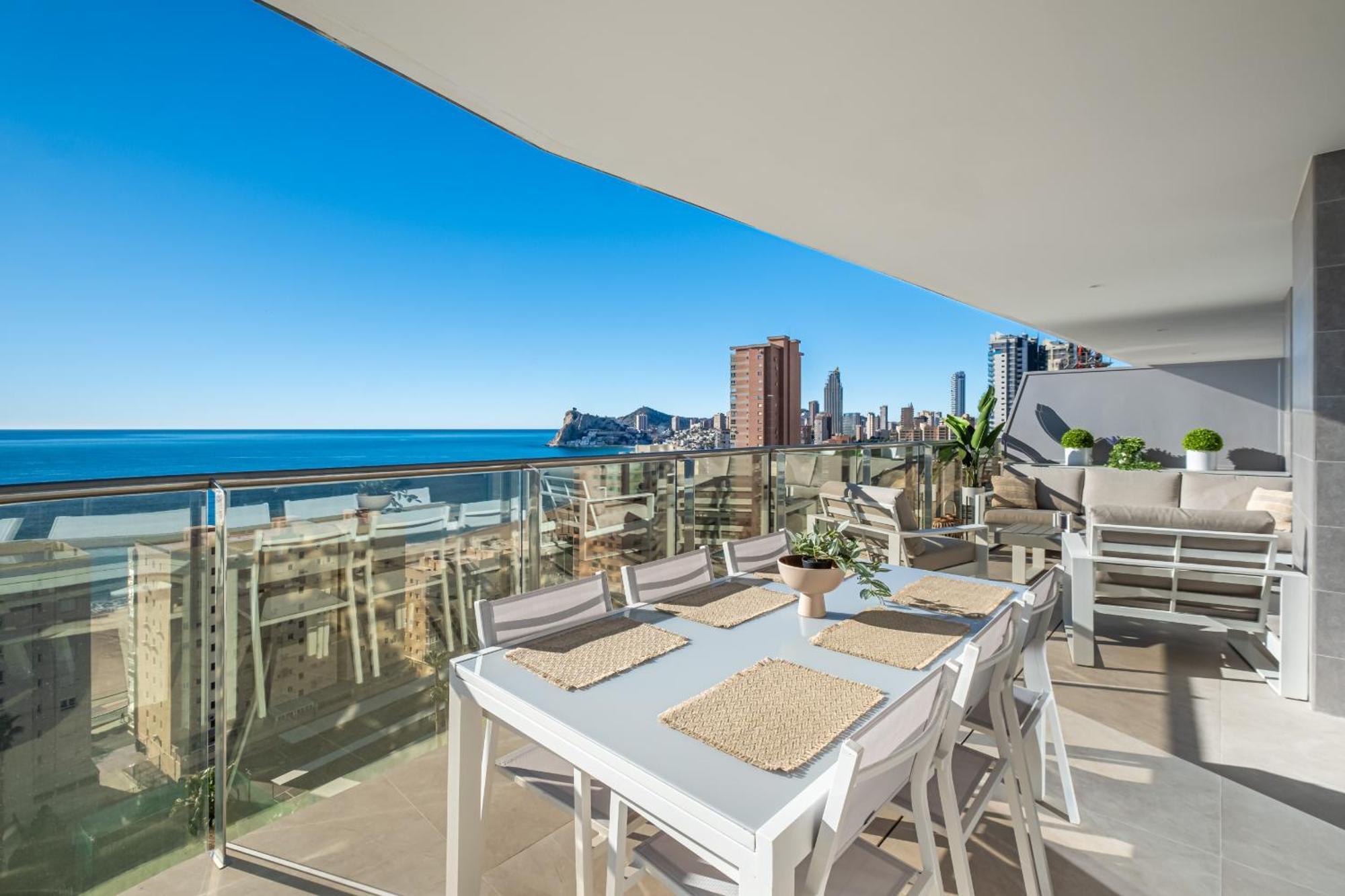 Sunset Cliffs Deluxe Apartment 6133 Poniente Beach Benidorm Exterior photo
